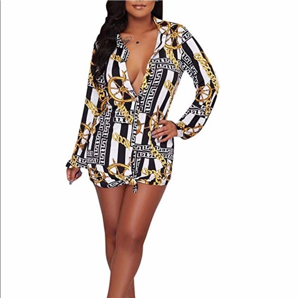 Button down blouse dress - Picture 2 of 6